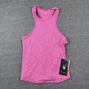 Spyder Active Tank‎ Top Womens Large Pink Cut Out Racer Back Workout Gym NWT